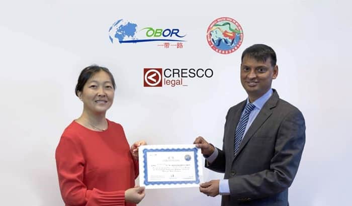 CRESCO Legal Appointed as a Mediator in One Belt - One Road Project